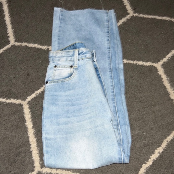 Princess Polly Jeans Princess Polly High Rise Flare Jeans Size 2